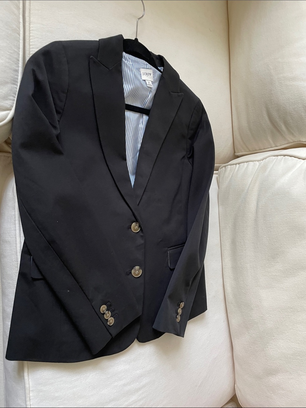 J. Crew Black Women's Two-Button Blazer - Picture 4 of 8